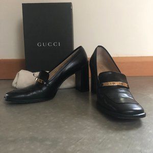 Gucci Womens High loafer with Gucci Bar